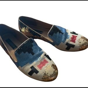 Steven By Steve Madden Multicolor‎ Sequin Loafers